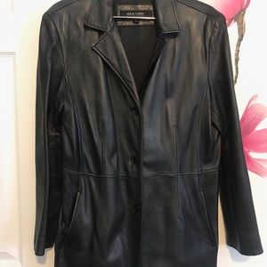 New York & Company genuine leather